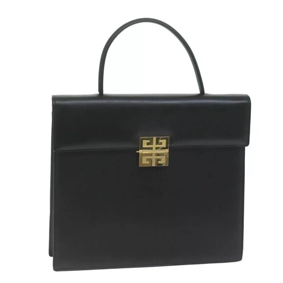 GIVENCHY Hand Bag Leather Black - Picture 1 of 16